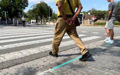 Semàfor de l'Eix Macià | Roger Benet